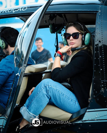 Pacote SkyGround – Ensaio Fotográfico com Helicóptero em Solo
